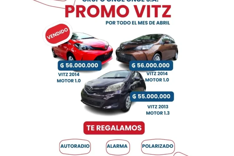 Promo Vitz ¡Todo Abril!