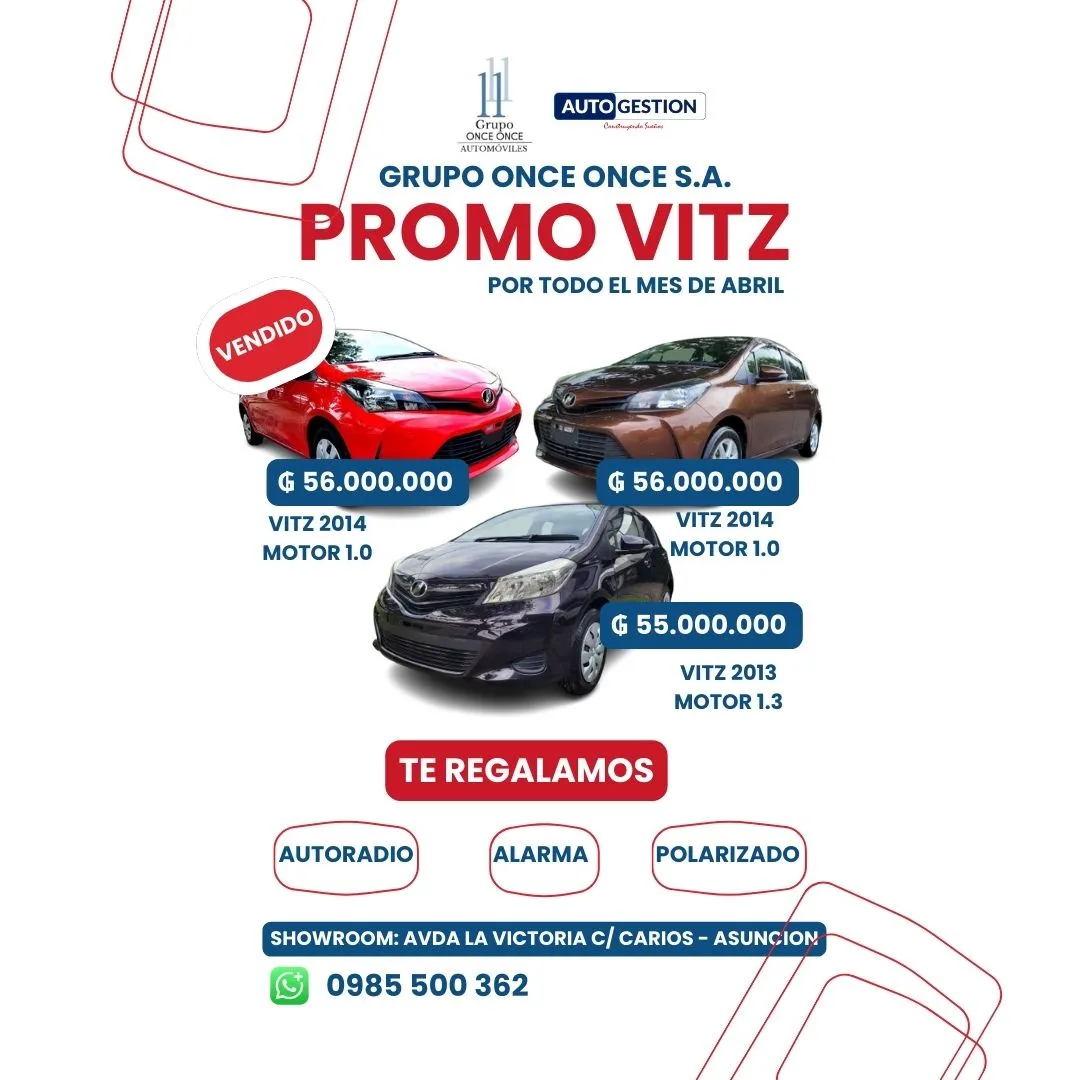 Promo Vitz ¡Todo Abril!